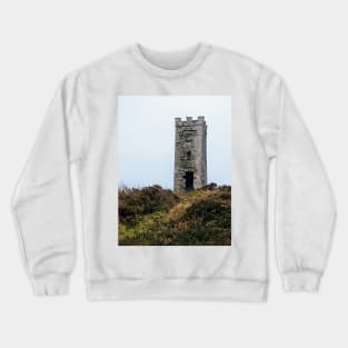 Ruins on Rock Island, County Cork, Ireland Crewneck Sweatshirt